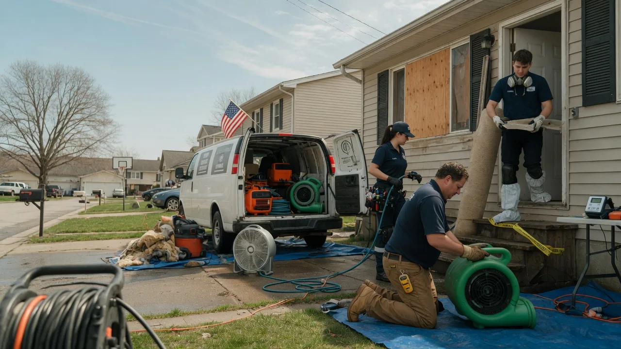 Water Damage Restoration in Harveyville, KS near me